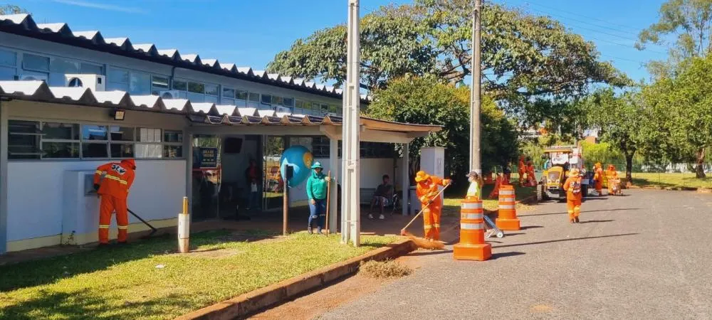 Ações do GDF na UBS 1 da Asa Sul intensificam limpeza e segurança no local 