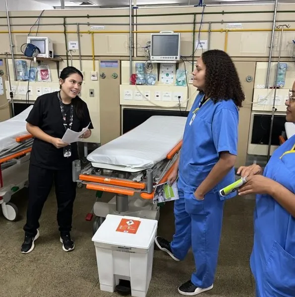Serviço de fonoaudiologia do Hospital de Base promove ação educativa sobre disfagia