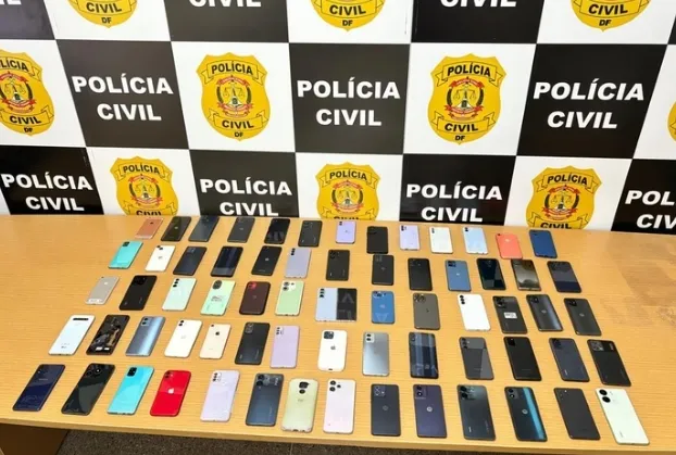 PCDF acionará vítimas para recuperar 67 celulares furtados e roubados