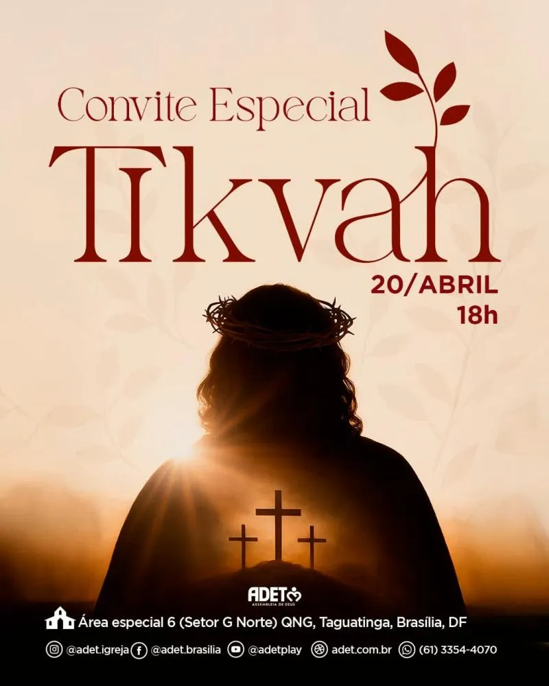 Imperdível! ADET apresenta neste domingo o espetáculo de Páscoa ‘Tikvah’