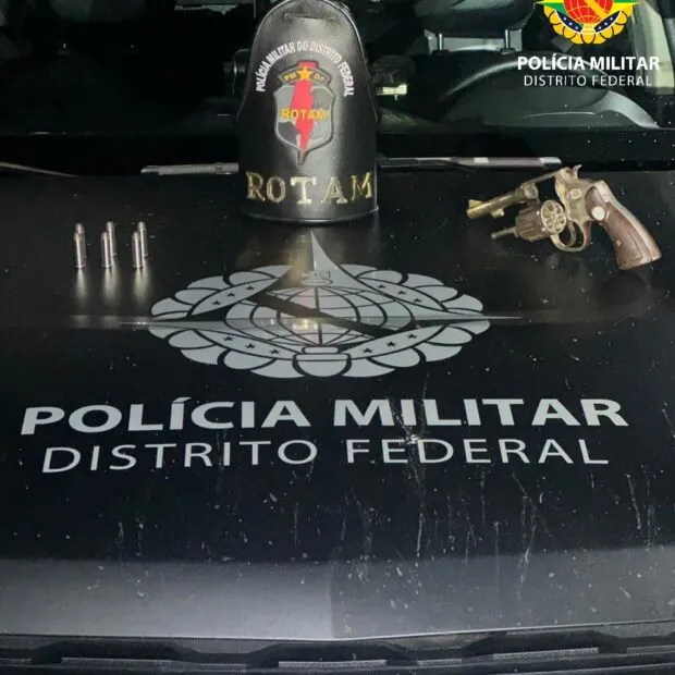 ROTAM prende homem por porte ilegal de arma de fogo em Ceilândia