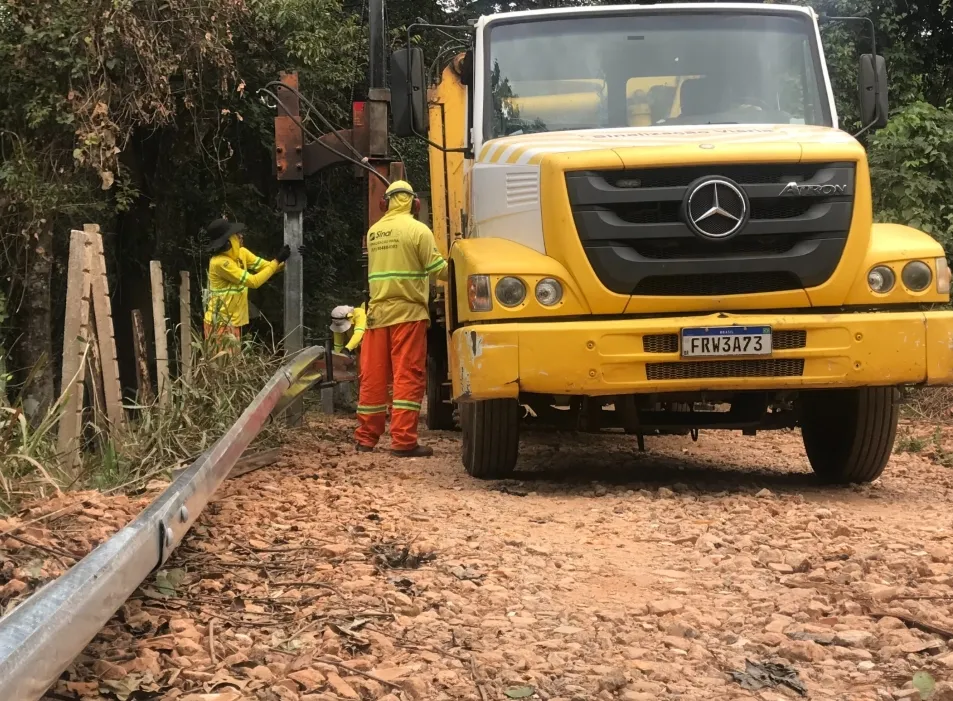 GDF inicia recuperação do pavimento em vias rurais do Gama