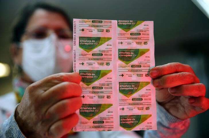 OMS suspende testes com hidroxicloroquina em pacientes com Covid-19