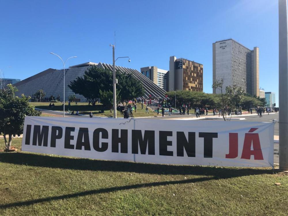 Manifestações voltam a agitar a Esplanada dos Ministérios