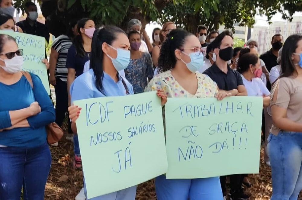 Com salários atrasados, funcionários do ICDF ameaçam fazer paralisação