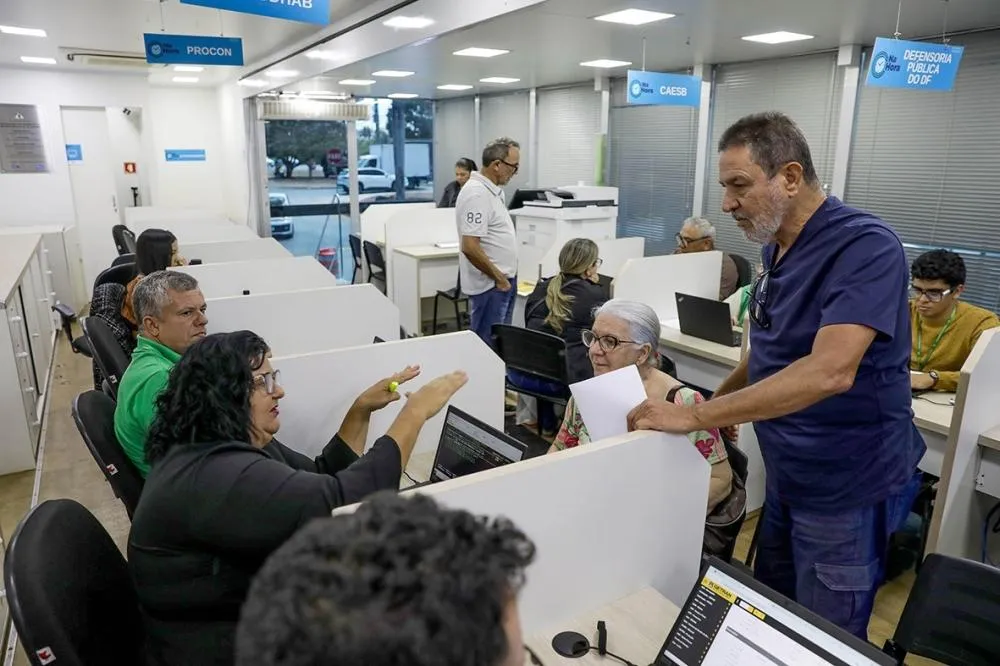 Moradores do Lago Sul e região aproveitam serviços do Na Hora Mais Perto do Cidadão