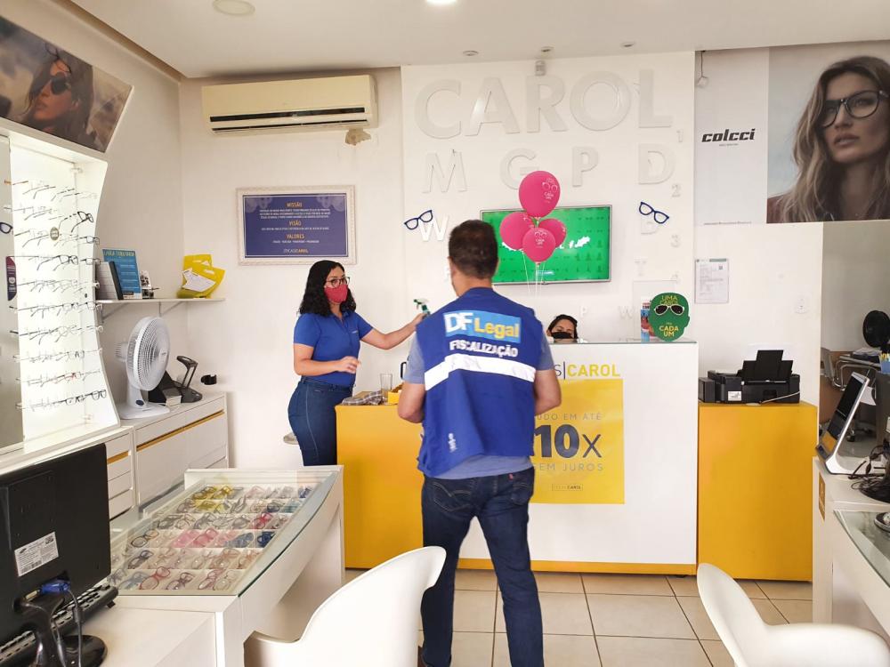 Fiscalização de Combate à Covid-19 visita estabelecimentos em quatro regiões administrativas