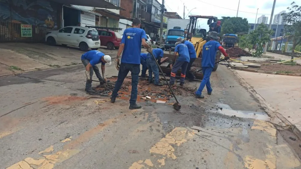 Chuvas fortes atingem Ceilândia e mobilizam equipes da administração regional