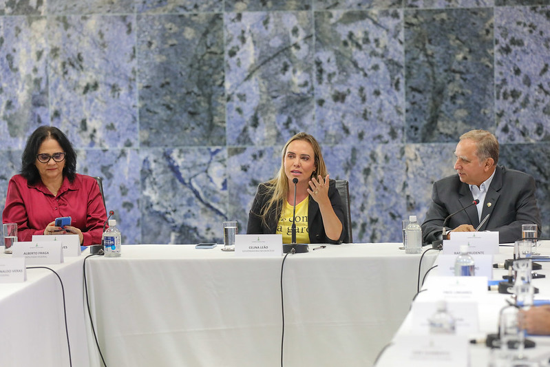 Celina Leão e bancada federal tratam de saúde e segurança do DF