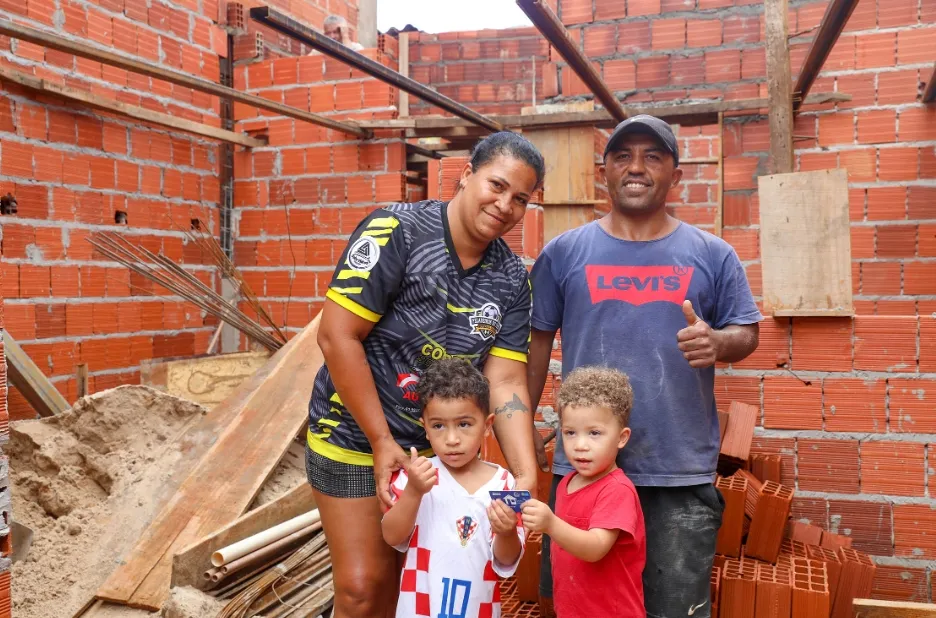 Cartão Material de Construção dá a chance de 250 famílias em situação de vulnerabilidade reconstruírem seus lares