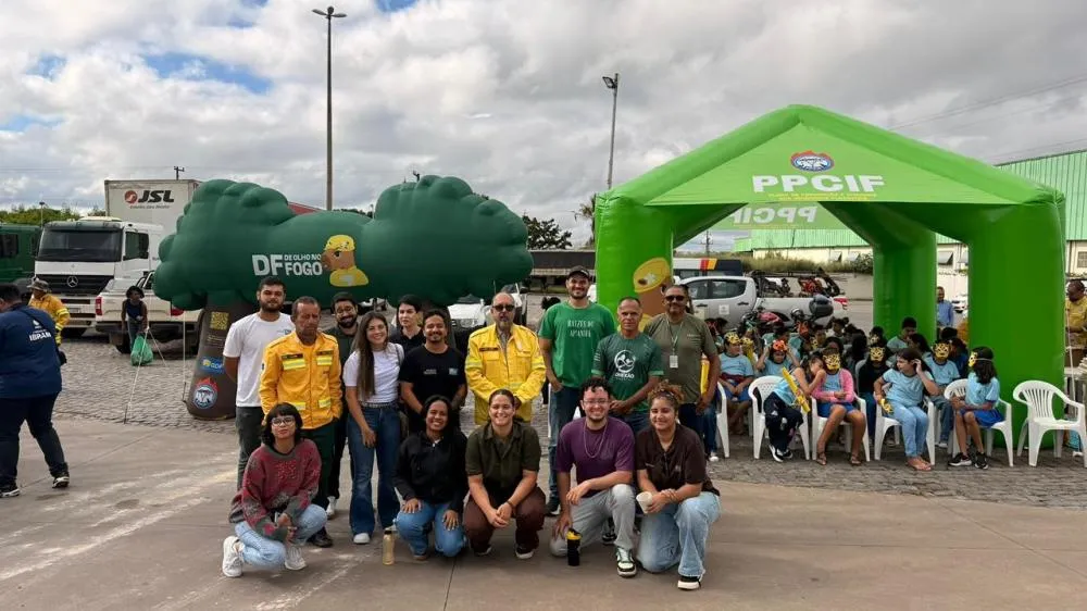 Ação educativa reforça prevenção de incêndios florestais no Park Way