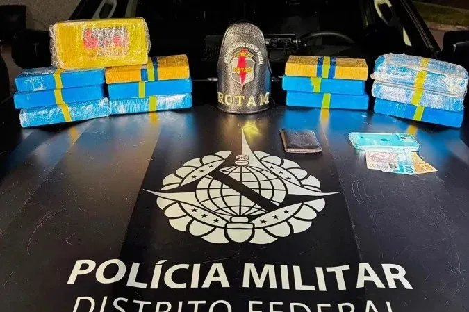 Rotam encontra estoque de cocaína do Comando Vermelho e prende dois