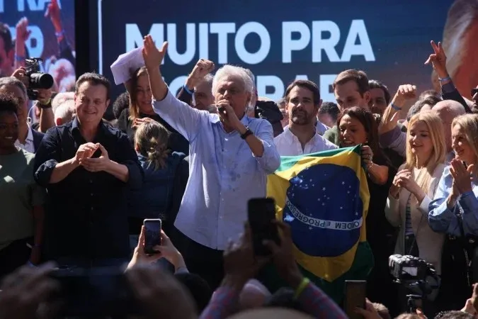 Eduardo Leite e Aldo Rebelo prestigiam lançamento de candidatura de Caiado em SP
