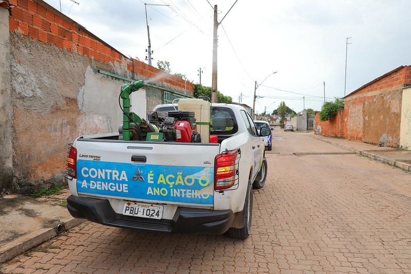 Fumacê na linha de frente contra a dengue nas regiões administrativas do DF