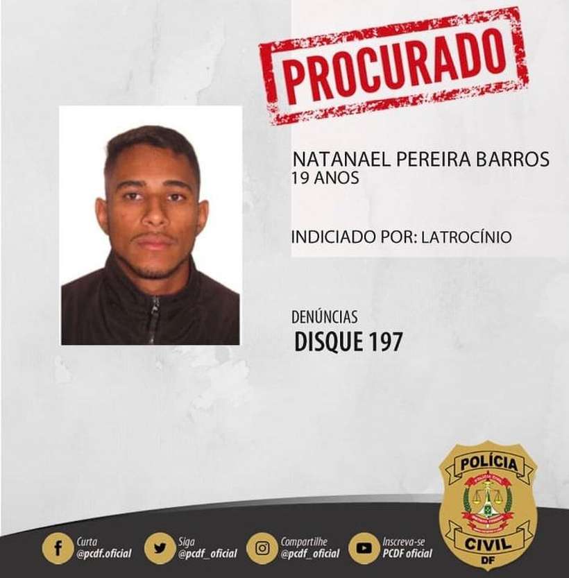 Polícia divulga imagens de suspeito de matar motorista de aplicativo